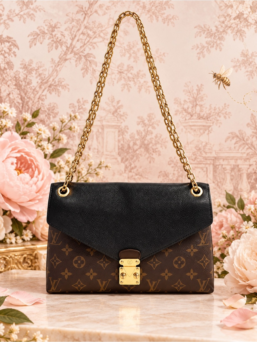 Louis Vuitton Pouchette Métis, Noir